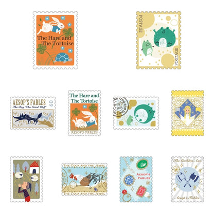SEAL-DO PRINTING Fairy Tale Jewels Kirapika Flake Stickers - Aesop's Fables 2