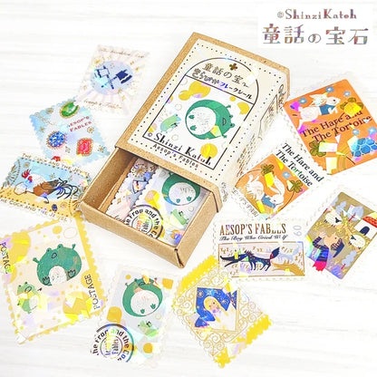 SEAL-DO PRINTING Fairy Tale Jewels Kirapika Flake Stickers - Aesop's Fables 2