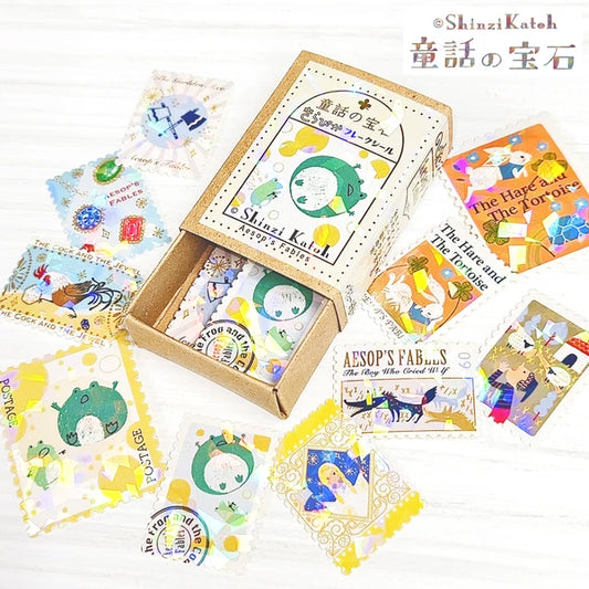 SEAL-DO PRINTING Fairy Tale Jewels Kirapika Flake Stickers - Aesop's Fables 2