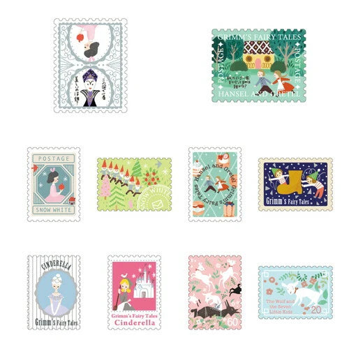 SEAL-DO PRINTING Fairy Tale Jewels Kirapika Flake Stickers - Grimm Fairy Tales 1 - Additional product image