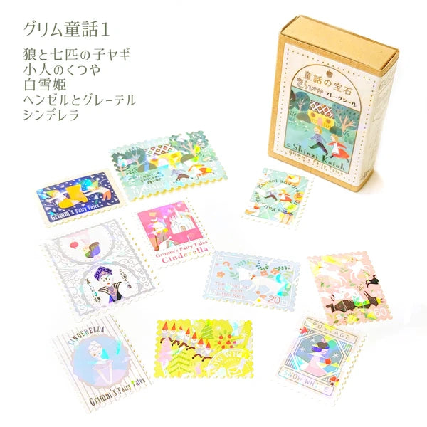 SEAL-DO PRINTING Fairy Tale Jewels Kirapika Flake Stickers - Grimm Fairy Tales 1 - Additional product image