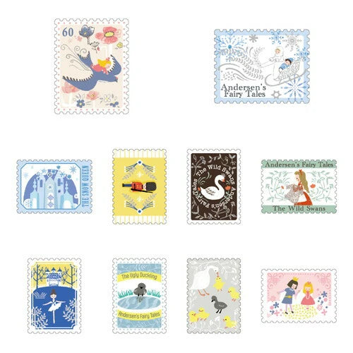 SEAL-DO PRINTING Fairy Tale Jewels Kirapika Flake Stickers - Andersen Fairy Tales 1 - Additional product image