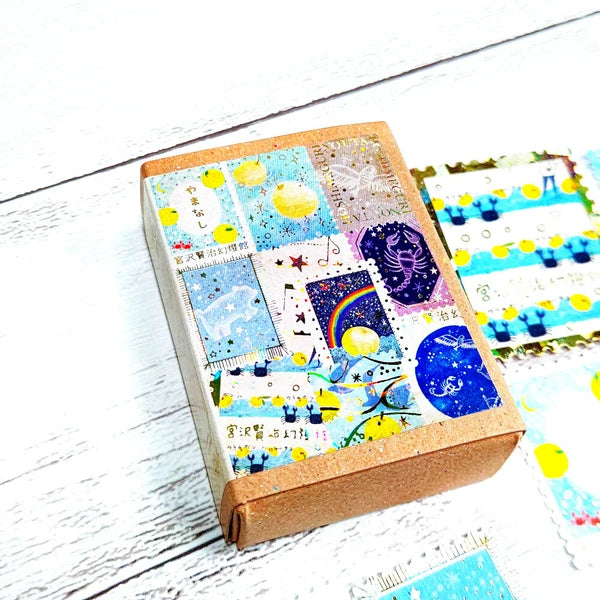 SEAL-DO PRINTING Miyazawa Kenji Kirapika Flake Sticker Display Set - Additional product image