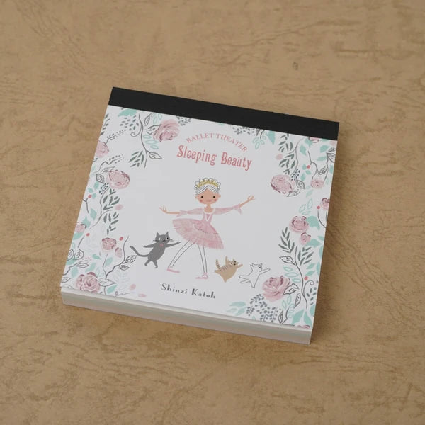 Kinose Printing Ballet Theater Sleeping Beauty Block Memo Pad