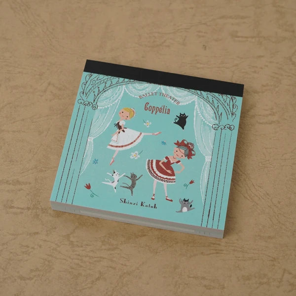Kinose Printing Ballet Theater Coppélia Block Memo Pad