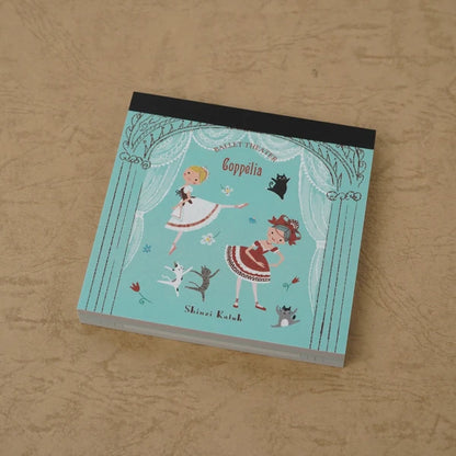 Kinose Printing Ballet Theater Coppélia Block Memo Pad