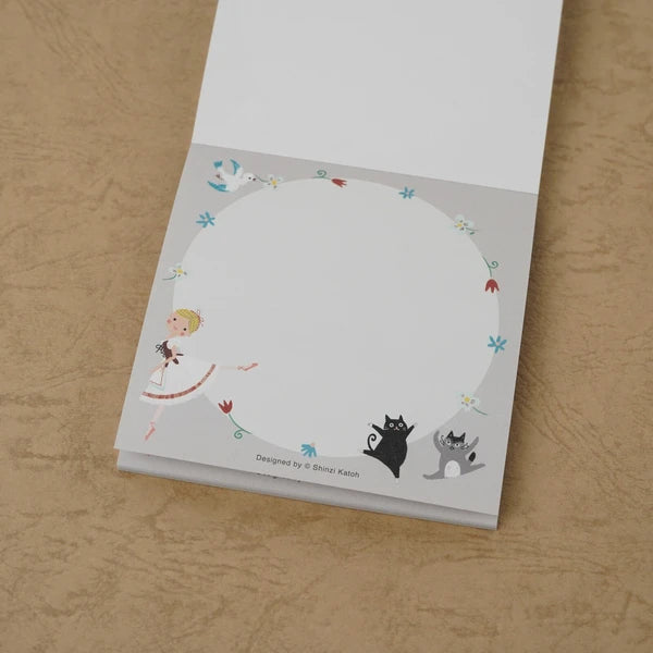 Kinose Printing Ballet Theater Coppélia Block Memo Pad