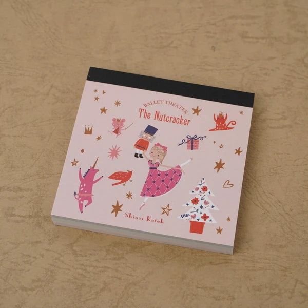 Kinose Printing Ballet Theater Nutcracker Block Memo Pad