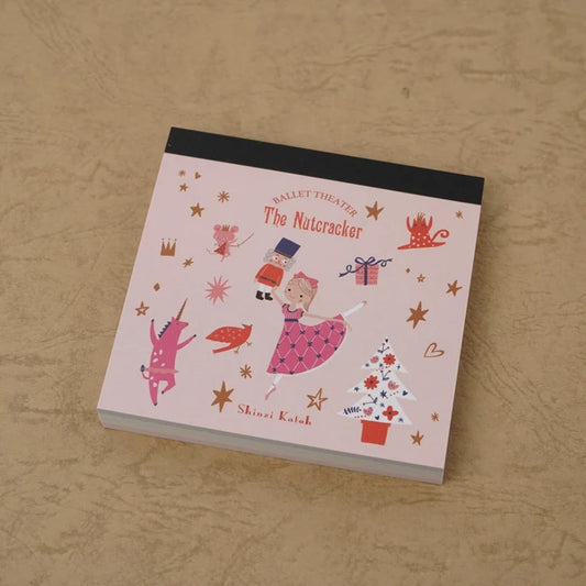 Kinose Printing Ballet Theater Nutcracker Block Memo Pad