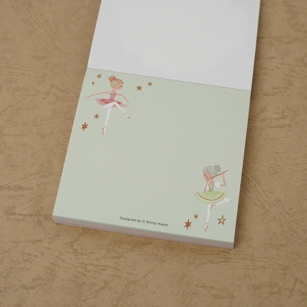 Kinose Printing Ballet Theater Nutcracker Block Memo Pad