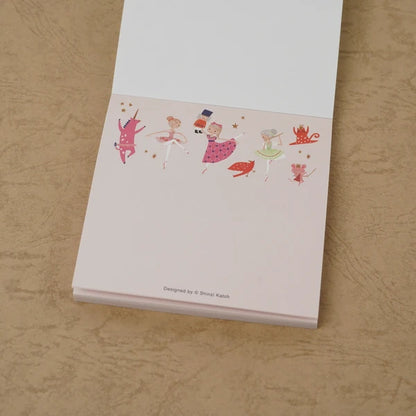 Kinose Printing Ballet Theater Nutcracker Block Memo Pad