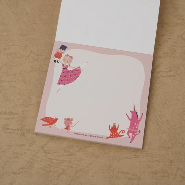 Kinose Printing Ballet Theater Nutcracker Block Memo Pad