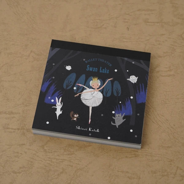 Kinose Printing Ballet Theater Swan Lake Block Memo Pad