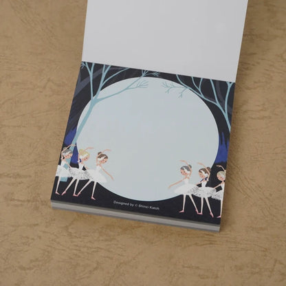 Kinose Printing Ballet Theater Swan Lake Block Memo Pad