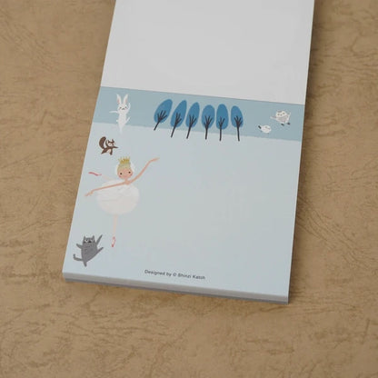 Kinose Printing Ballet Theater Swan Lake Block Memo Pad