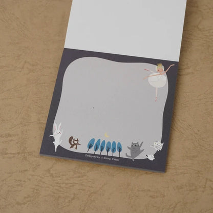 Kinose Printing Ballet Theater Swan Lake Block Memo Pad