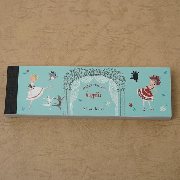 Kinose Printing Ballet Theater Coppélia Mini Letter Pad