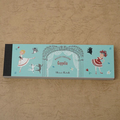 Kinose Printing Ballet Theater Coppélia Mini Letter Pad