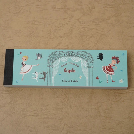 Kinose Printing Ballet Theater Coppélia Mini Letter Pad