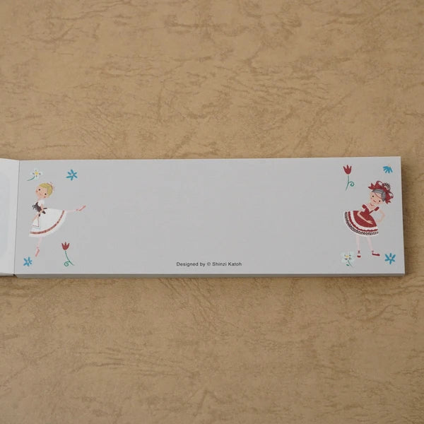 Kinose Printing Ballet Theater Coppélia Mini Letter Pad