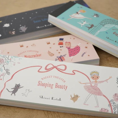 Kinose Printing Ballet Theater Coppélia Mini Letter Pad