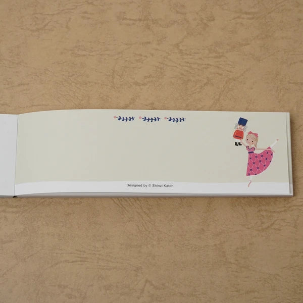 Kinose Printing Ballet Theater Nutcracker Mini Letter Pad
