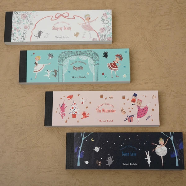 Kinose Printing Ballet Theater Nutcracker Mini Letter Pad