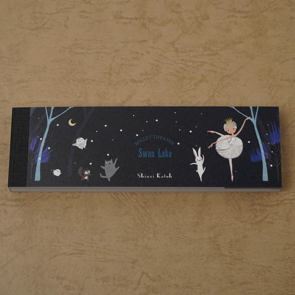 Kinose Printing Ballet Theater Swan Lake Mini Letter Pad