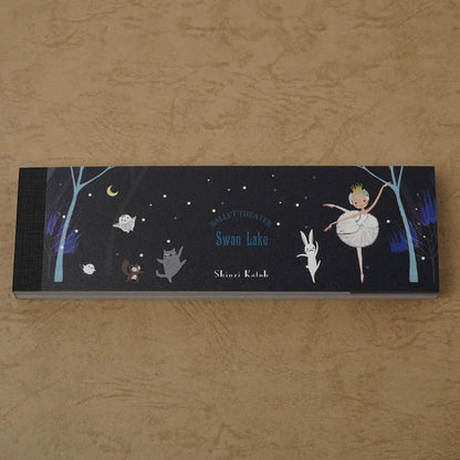Kinose Printing Ballet Theater Swan Lake Mini Letter Pad