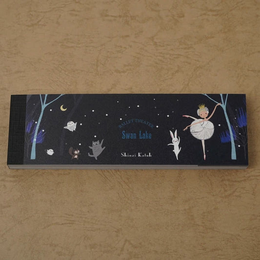 Kinose Printing Ballet Theater Swan Lake Mini Letter Pad