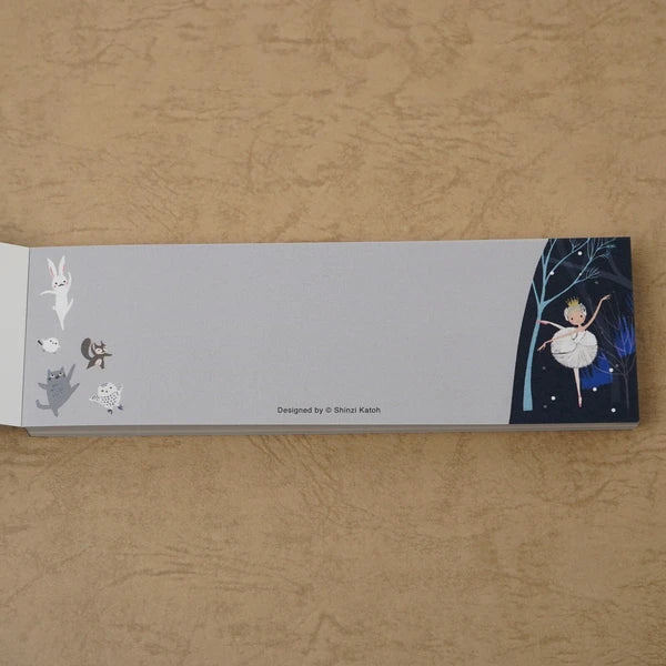 Kinose Printing Ballet Theater Swan Lake Mini Letter Pad