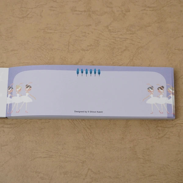 Kinose Printing Ballet Theater Swan Lake Mini Letter Pad