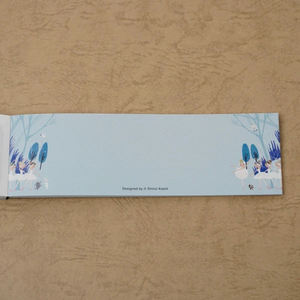 Kinose Printing Ballet Theater Swan Lake Mini Letter Pad
