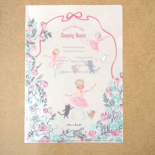 Kinose Printing Ballet Theater Sleeping Beauty A4 Clear File