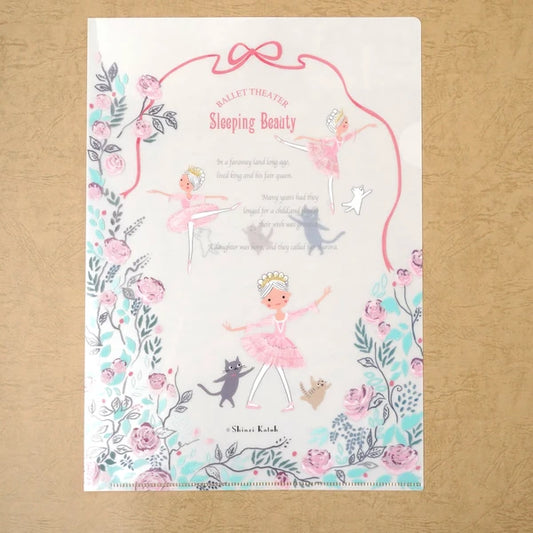 Kinose Printing Ballet Theater Sleeping Beauty A4 Clear File