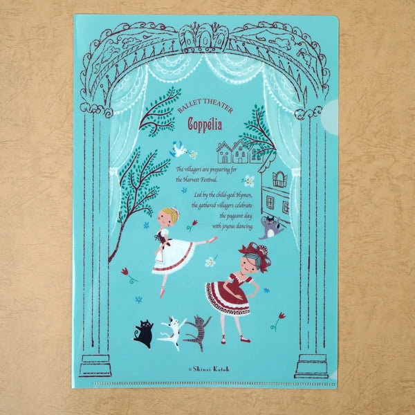Kinose Printing Ballet Theater Coppélia A4 Clear File