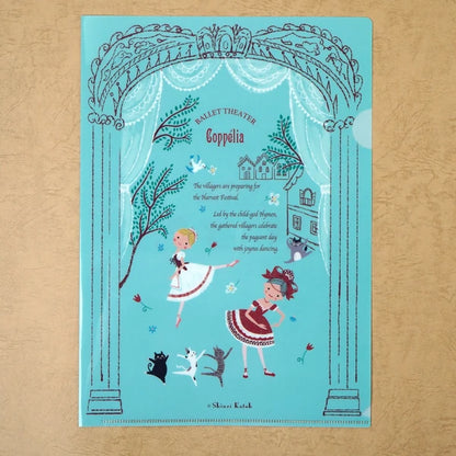 Kinose Printing Ballet Theater Coppélia A4 Clear File
