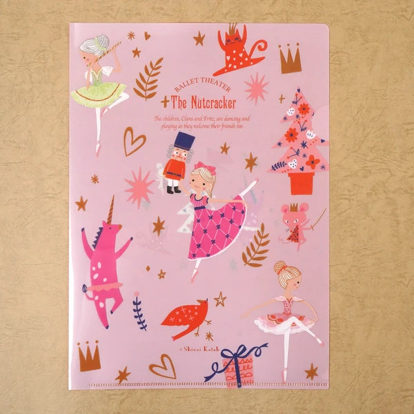 Kinose Printing Ballet Theater Nutcracker A4 Clear File