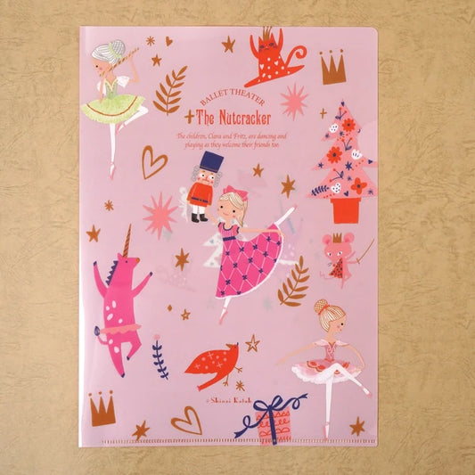 Kinose Printing Ballet Theater Nutcracker A4 Clear File