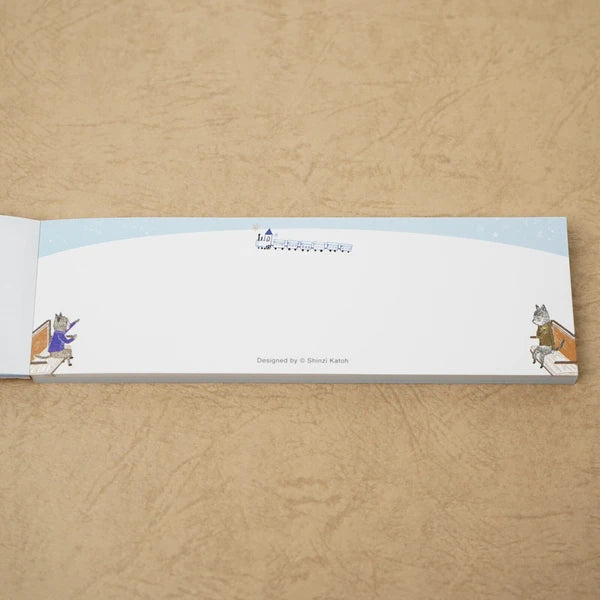 Kinose Printing Miyazawa Kenji Night on the Galactic Railroad II Mini Letter Pad