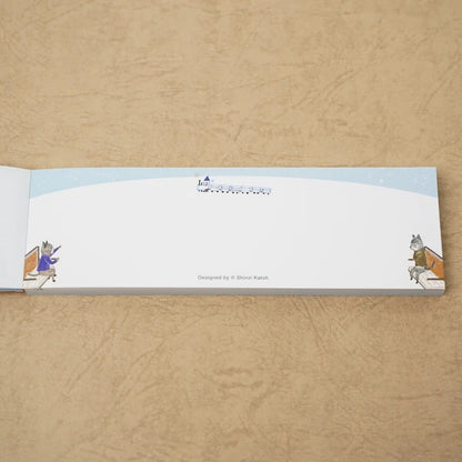 Kinose Printing Miyazawa Kenji Night on the Galactic Railroad II Mini Letter Pad