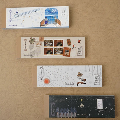 Kinose Printing Miyazawa Kenji Night on the Galactic Railroad II Mini Letter Pad