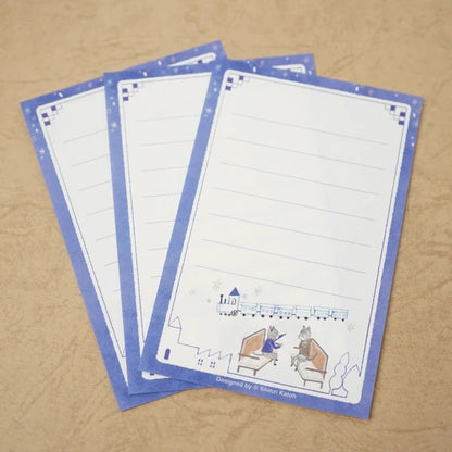 Kinose Printing Miyazawa Kenji Night on the Galactic Railroad II Mini Letter Set