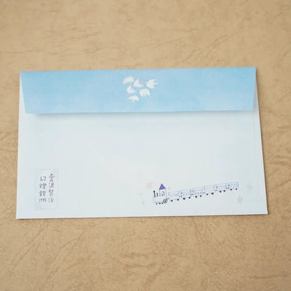 Kinose Printing Miyazawa Kenji Night on the Galactic Railroad II Mini Letter Set