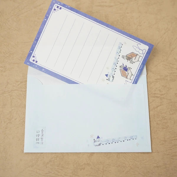 Kinose Printing Miyazawa Kenji Night on the Galactic Railroad II Mini Letter Set