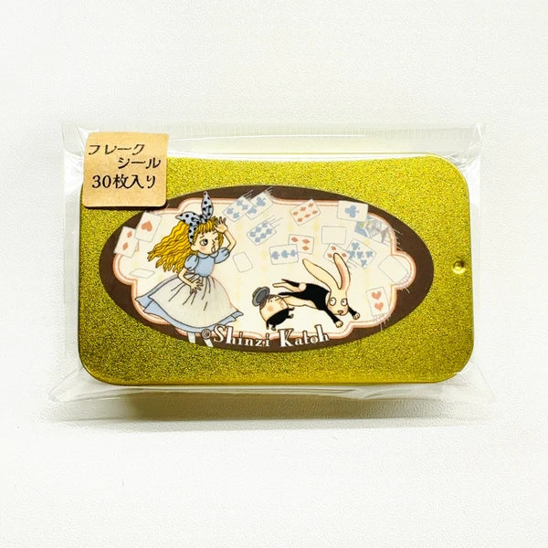 SEAL-DO PRINTING Alice in Wonderland Canned Flake Stickers - Fantasy Forever Alice