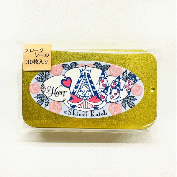 SEAL-DO PRINTING Alice in Wonderland Canned Flake Stickers - Usagi Alice