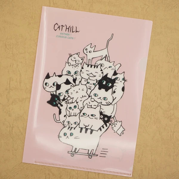 Kinose Printing Cat Hill ACF-02052 Clear File