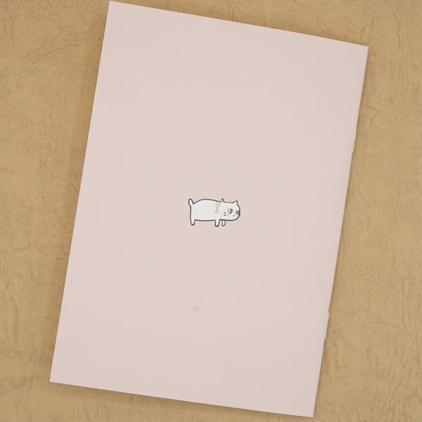 Kinose Printing Cat Hill Pink Notebook