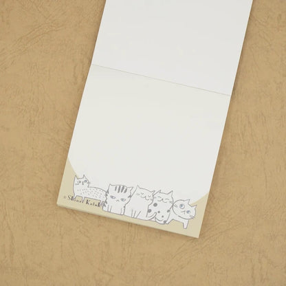 Kinose Printing Cat Hill Green Block Memo Pad